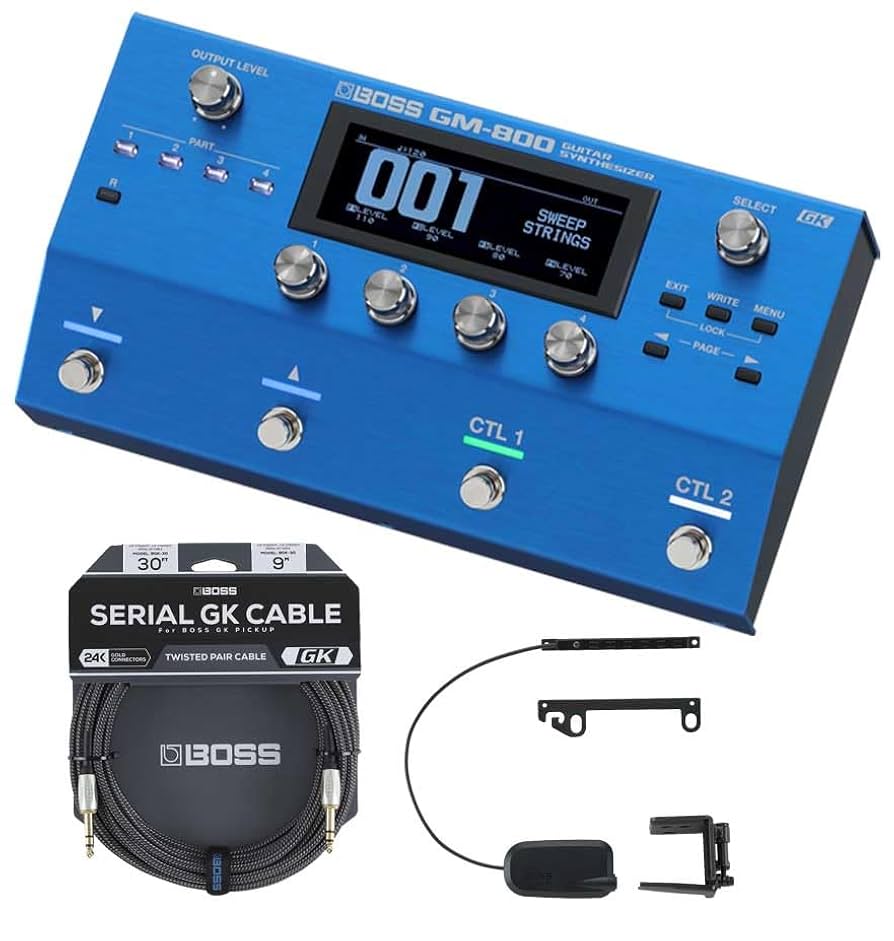 【セット】BOSS VG-800・GK-5・ケーブル Amazon | BOSS/GM-800 Guitar Synthesizer + GK-5ピックアップ +